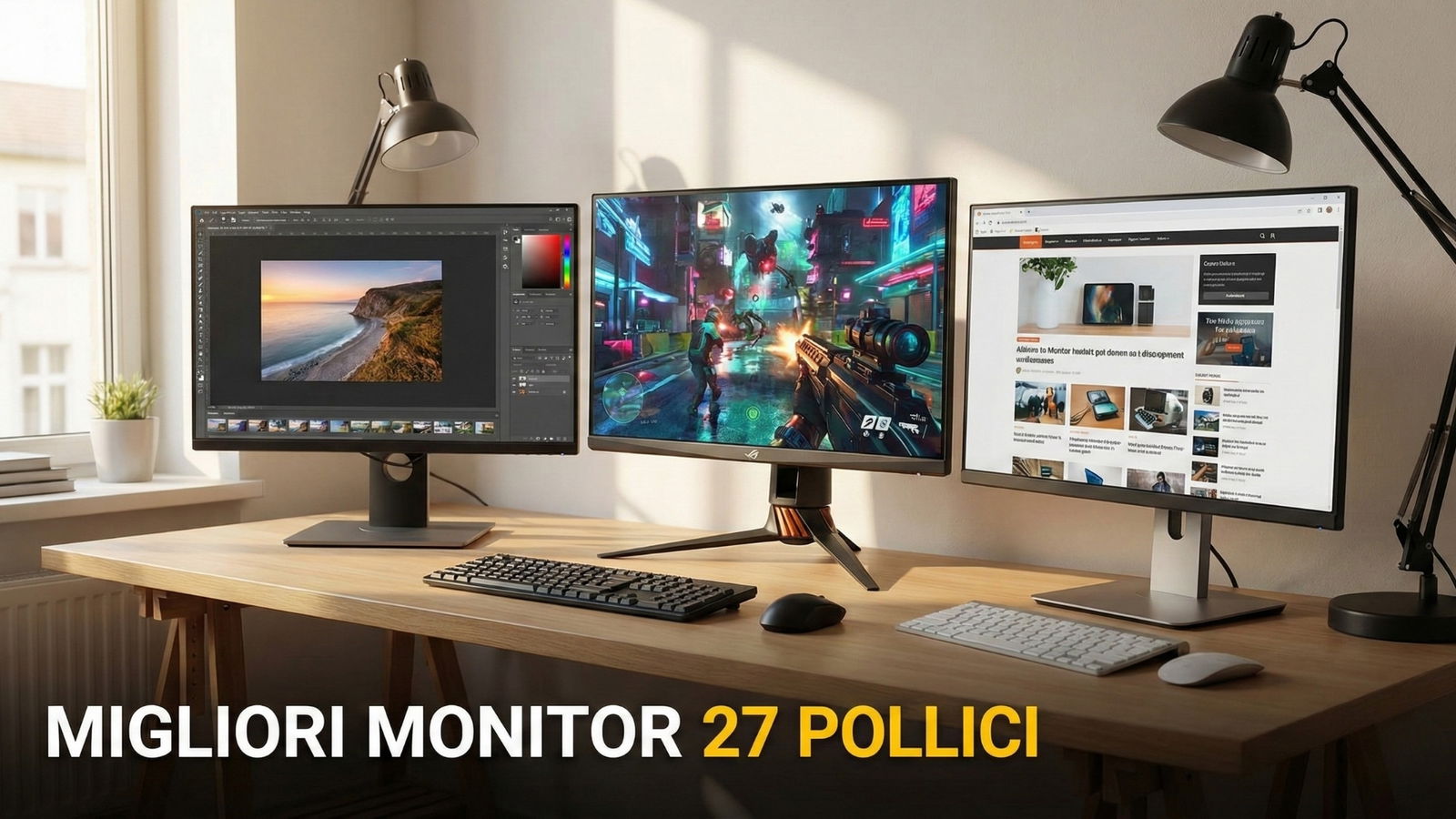 Migliori monitor PC 27 pollici (febbraio 2026)