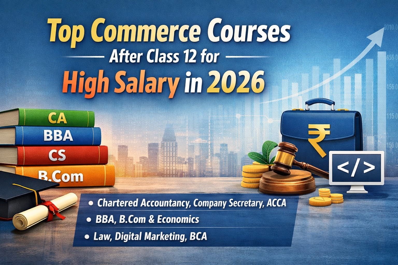 ABP courses guide: Best commerce courses after class 12 for high salary ...