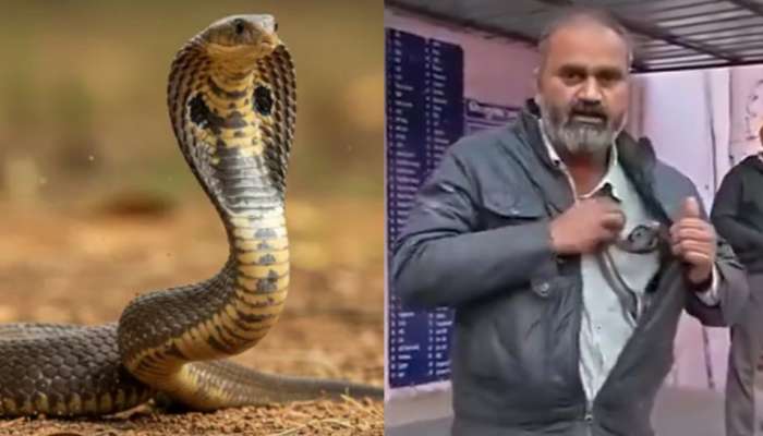 Mathura snake viral video: వామ్మో.. జాకెట్ లో పామును పెట్టుకుని ...