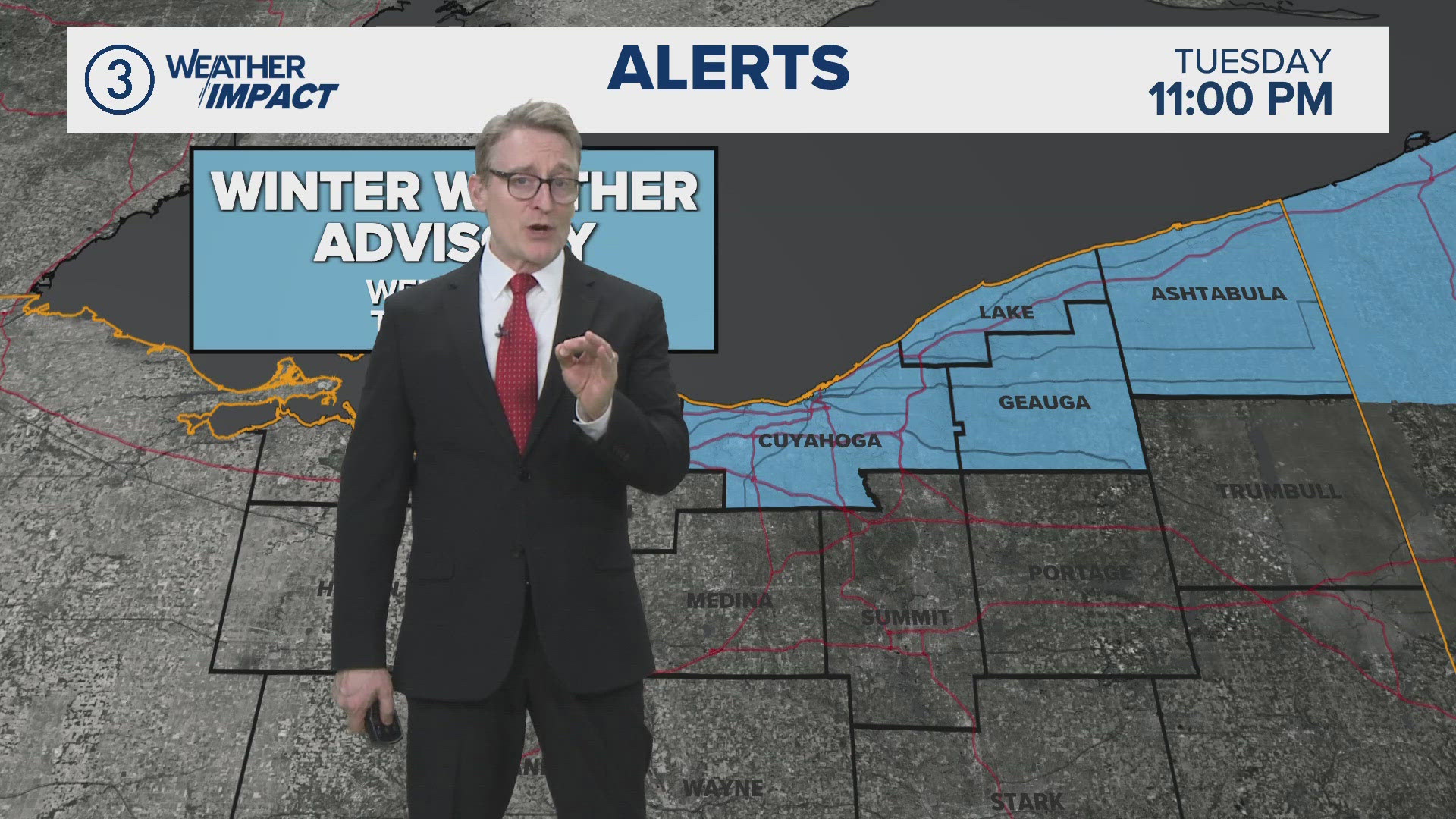 Winter weather advisory for several Northeast Ohio counties set to ...