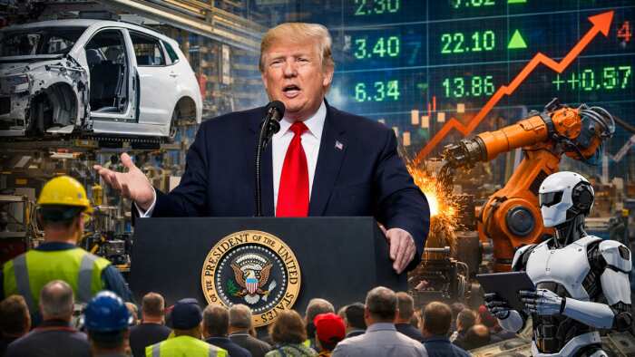 Trump declares US economy 'rocketing' as factories run 24/7