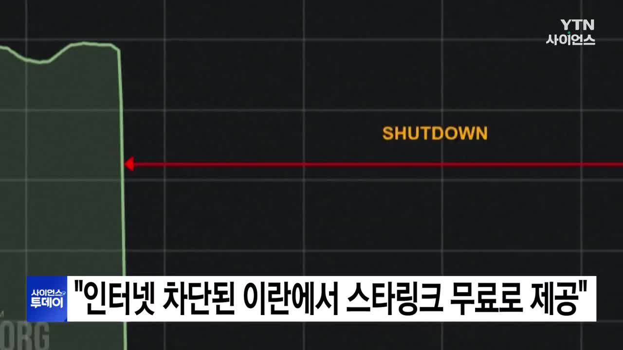 인터넷 차단된 이란에서 스타링크 무료로 제공