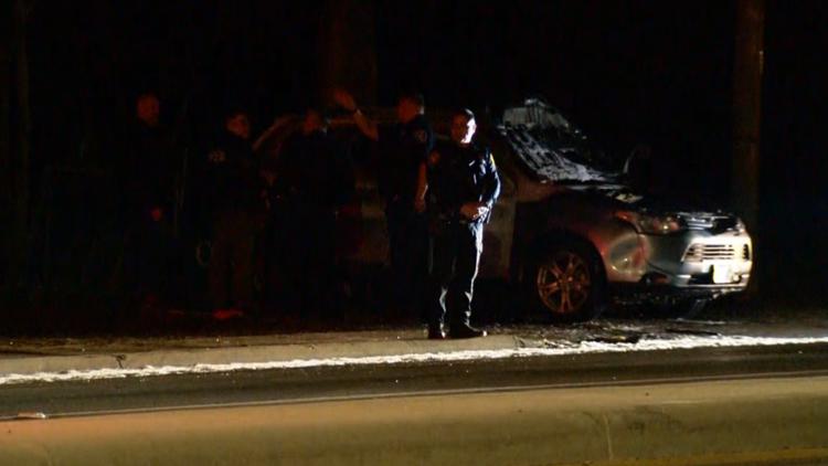 Man found dead inside burning vehicle on south side, SAPD says