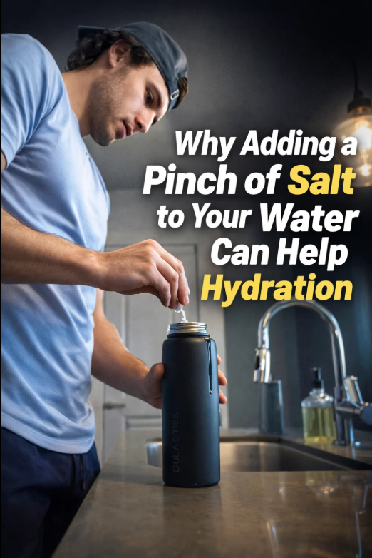 Why adding a pinch of salt to your water can help hydration