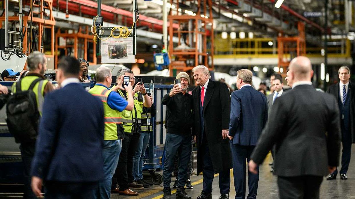 Worker Trump flipped off has now been suspended