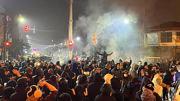 Протесты в Иране AP Photo