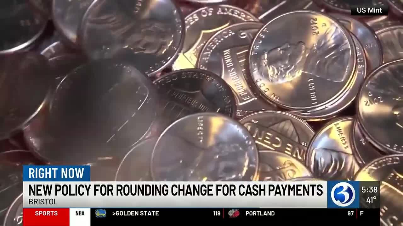 Bristol adopts penny rounding policy as federal government stops production
