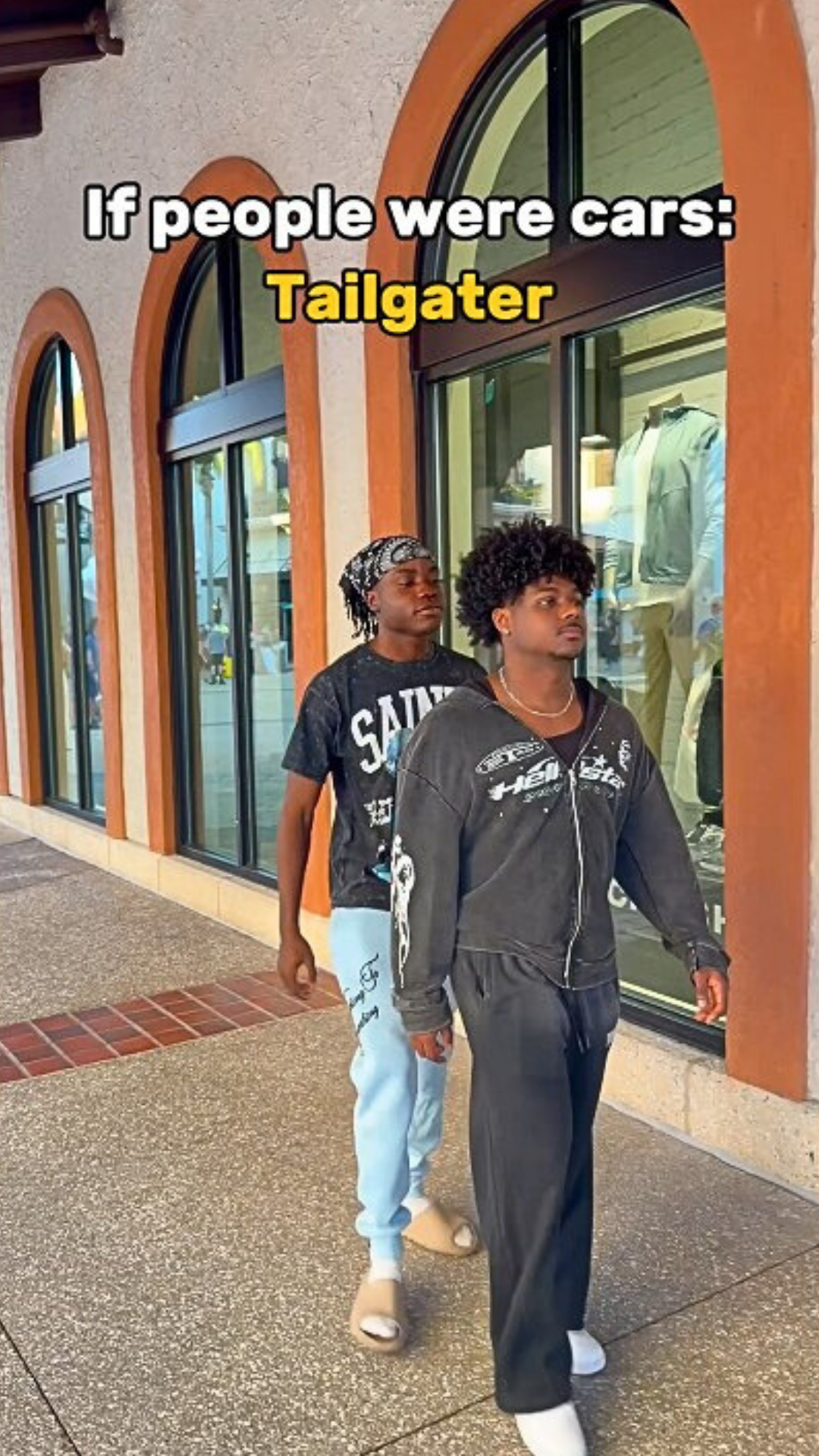 POV if people were cars in real life