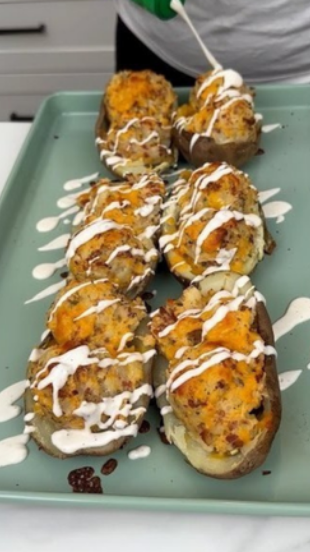 Beautiful stuffed side dish with show stopping presentation