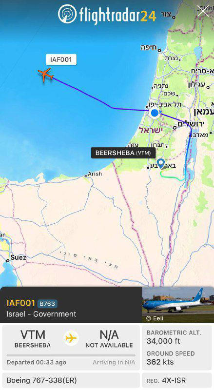 طائرة نتنياهو تغادر الأجواء الإسرائيلية.. ماذا يجري؟
