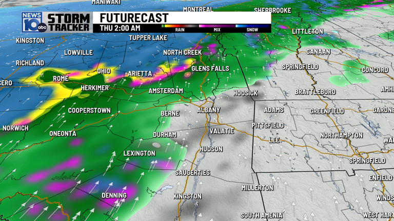 1/14/2026: Rain this afternoon, snow tomorrow morning