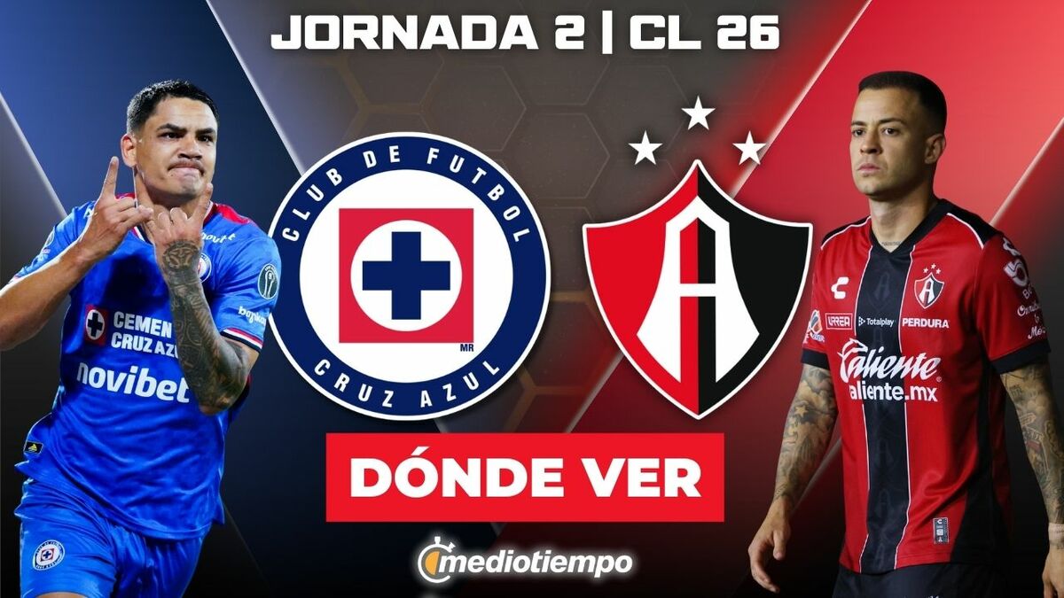 Cruz Azul vs. Atlas en vivo. Partido jornada doble Clausura 2026