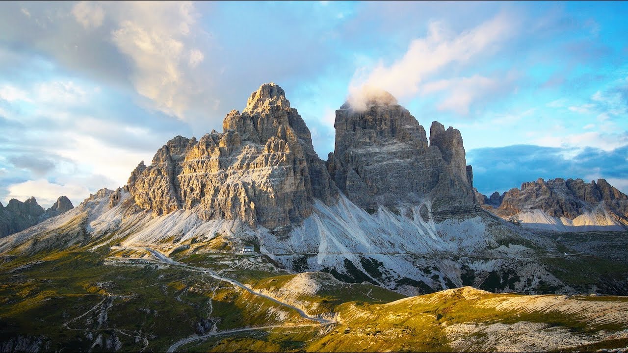 Timelapse journey through the scenic Italian Dolomites
