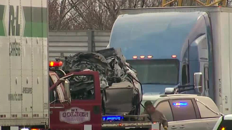 Driver killed in crash that shut down traffic on I-95N for hours