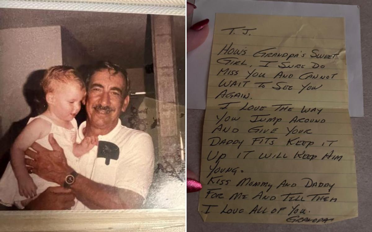 Woman finds letter grandpa hid 23 years ago—what it says changes everything<br><br>
