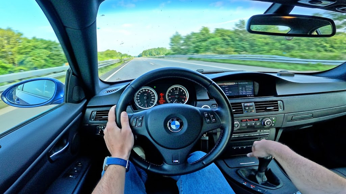 BMW M3 E92 manual on Autobahn full experience