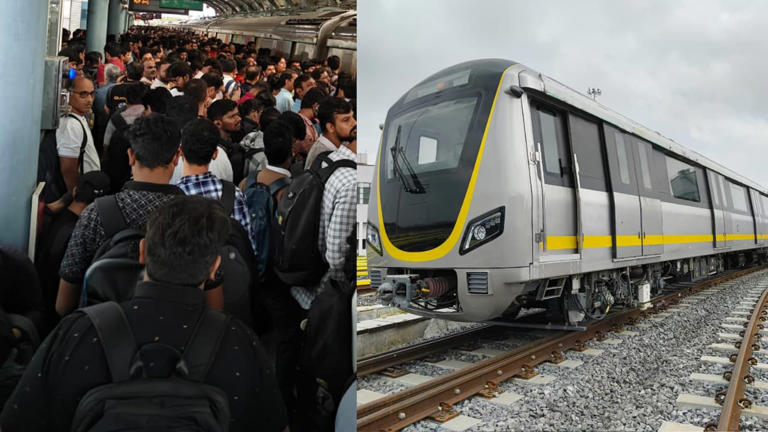 Namma Metro Yellow Line: Seventh train to begin service on Sankranti ...