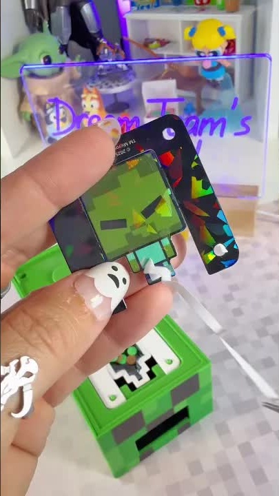 Minecraft DIY: ASMR 3D sticker making
