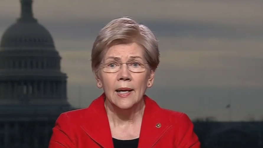 'Yet here we are': Elizabeth Warren calls out Trump on his outright lie ...