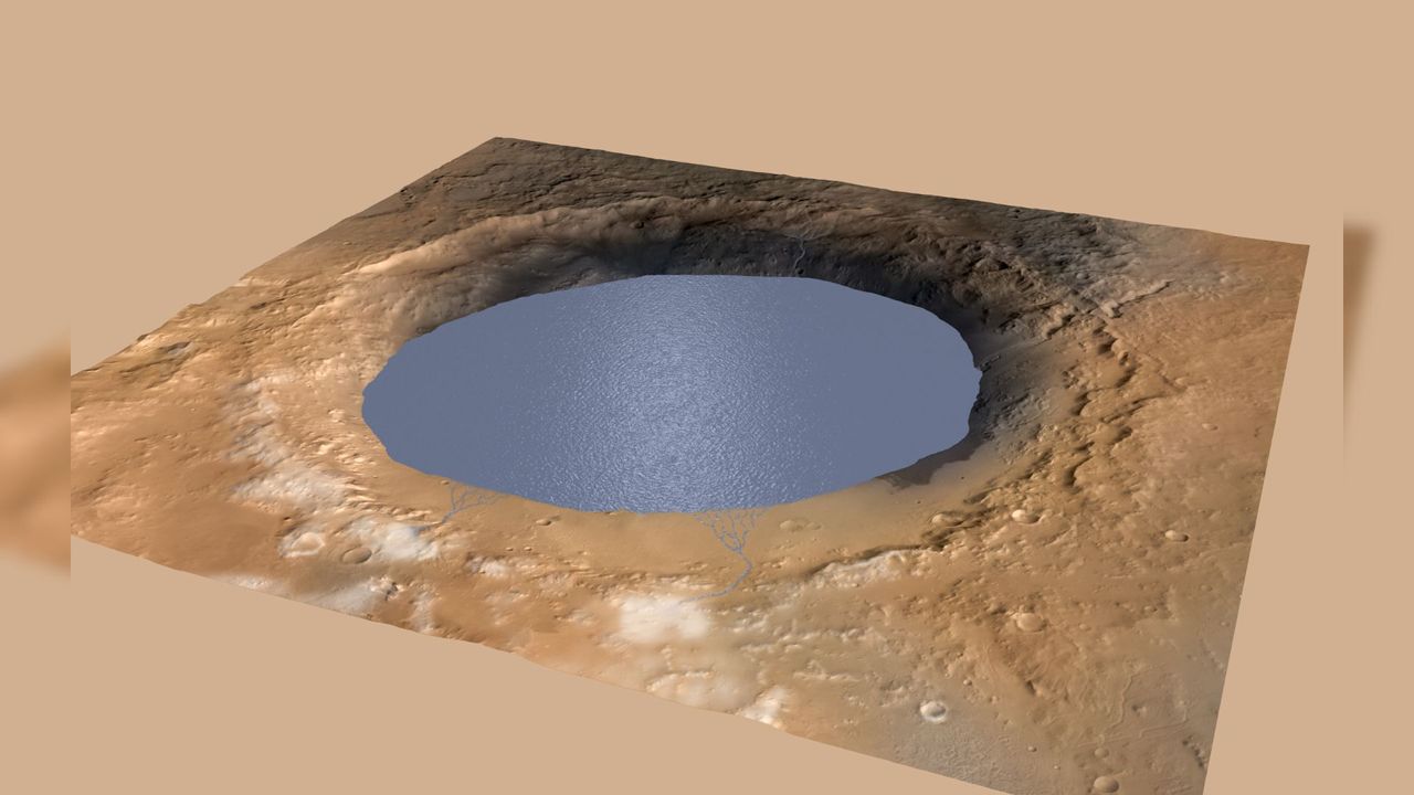 How Mars' ancient lakes grew shields of ice to stay warm as the Red ...