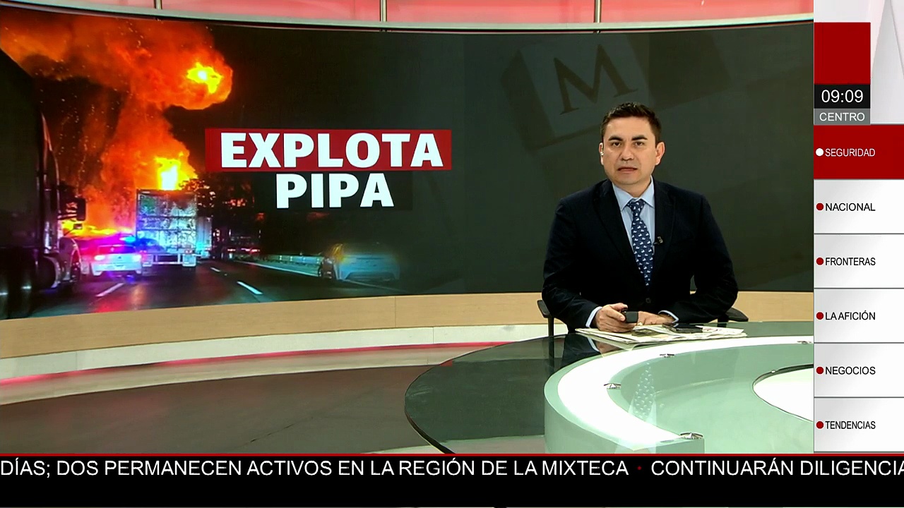 Explosión de pipa de gas provoca cierre total en la México-Querétaro