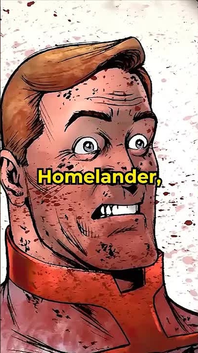 Homelander from The Boys comic in 60 seconds! #theboys