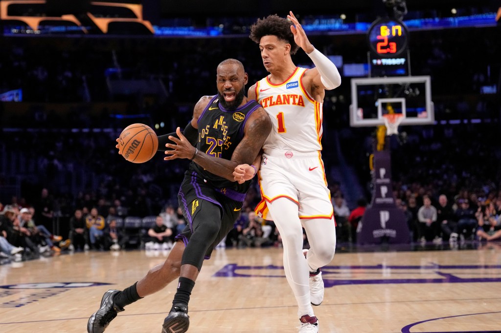 Ageless LeBron James proves he’s still got it in Lakers win over Hawks