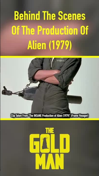 Behind the scenes of the production of Alien 1979 #shorts