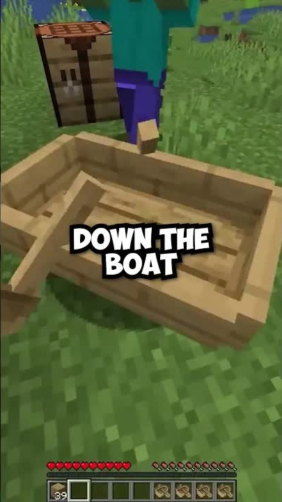Minecraft boat tricks: cheap protection, fall damage & mob control