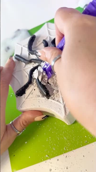 Dig team dig & reveal tarantula dig #fivebelow #asmr #satisfying