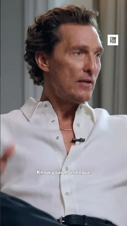 Matthew McConaughey on knowing yourself to have a dialogue