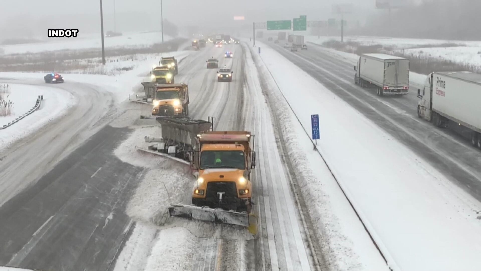 Indiana Toll Road issues winter weather ban for certain vehicles