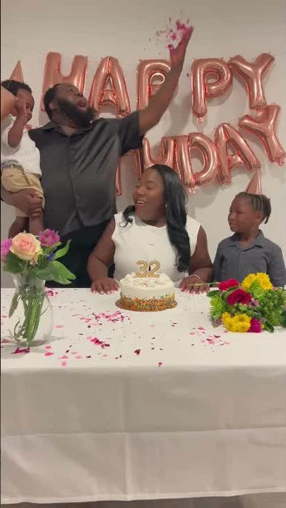 Birthday celebrations with family