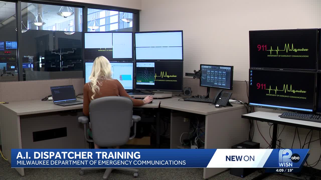 AI technology aids Milwaukee 911 dispatcher training