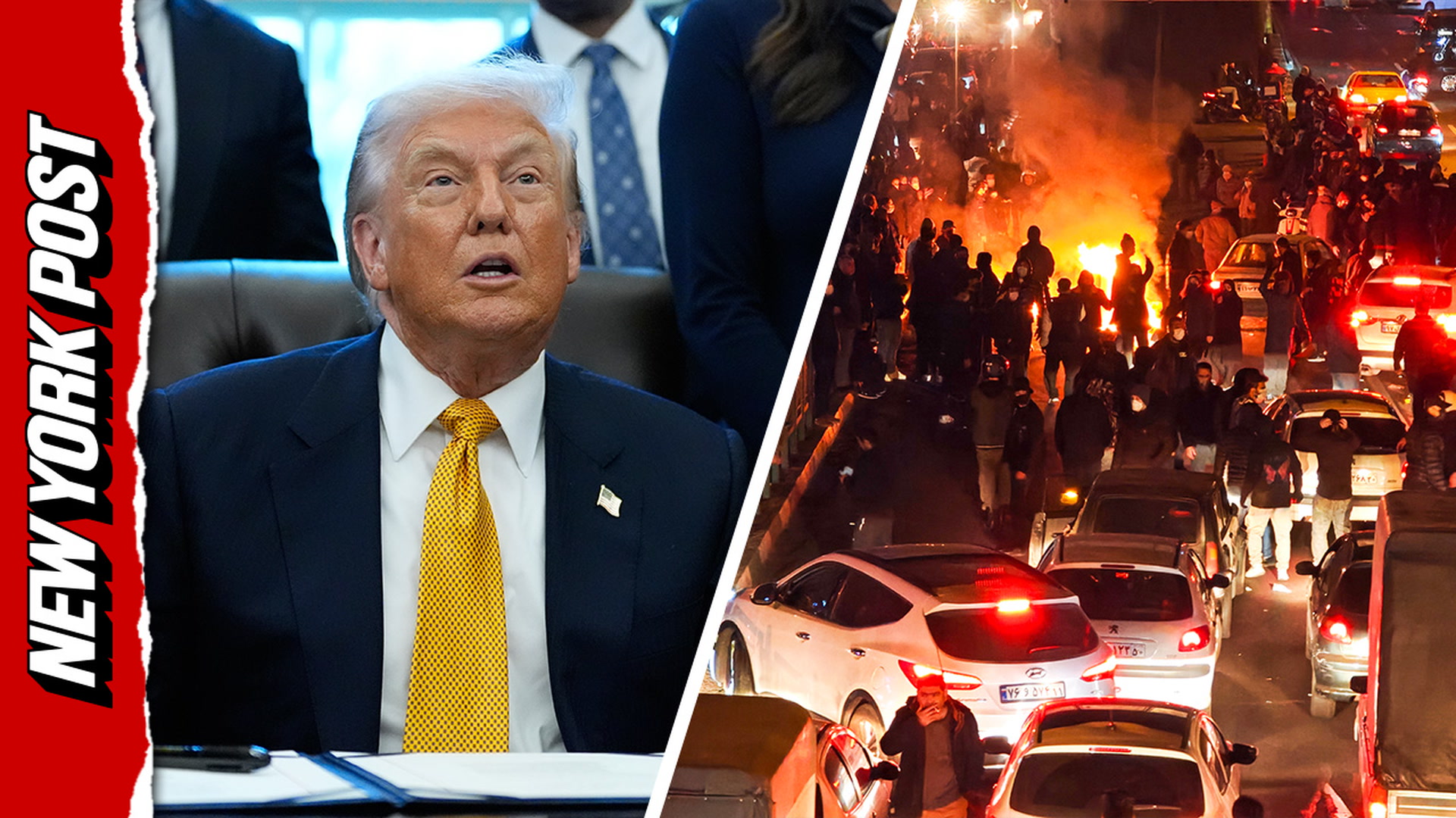 Trump says Iran has stopped killing protesters: 'There's no plan for ...