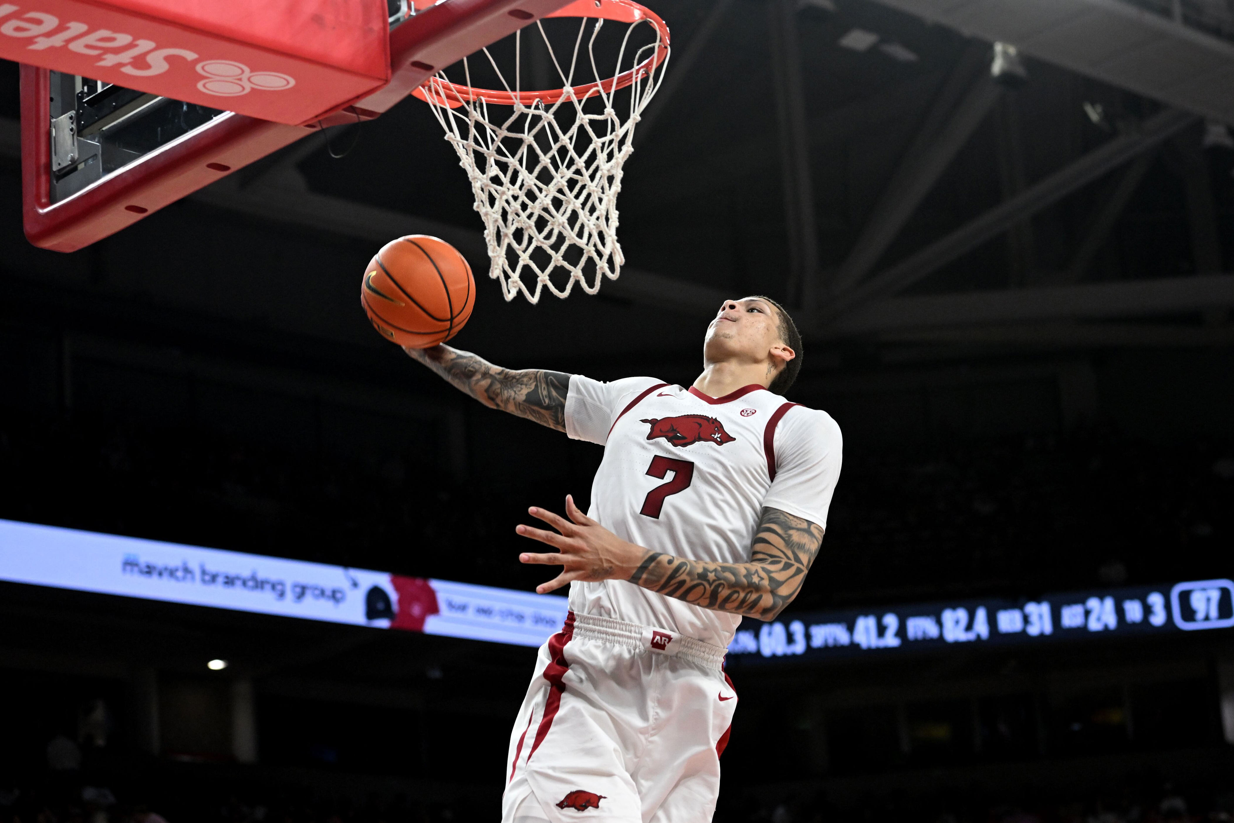 NCAA tournament: Arkansas Razorbacks play Hawaii Rainbow Warriors in ...