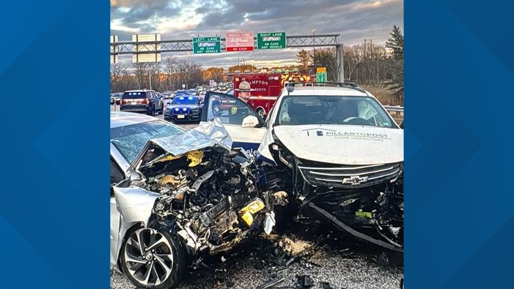 Driver seriously injured in multi-vehicle crash at New Hampshire toll plaza