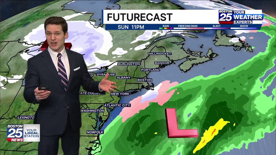 Boston 25 Wednesday evening weather forecast