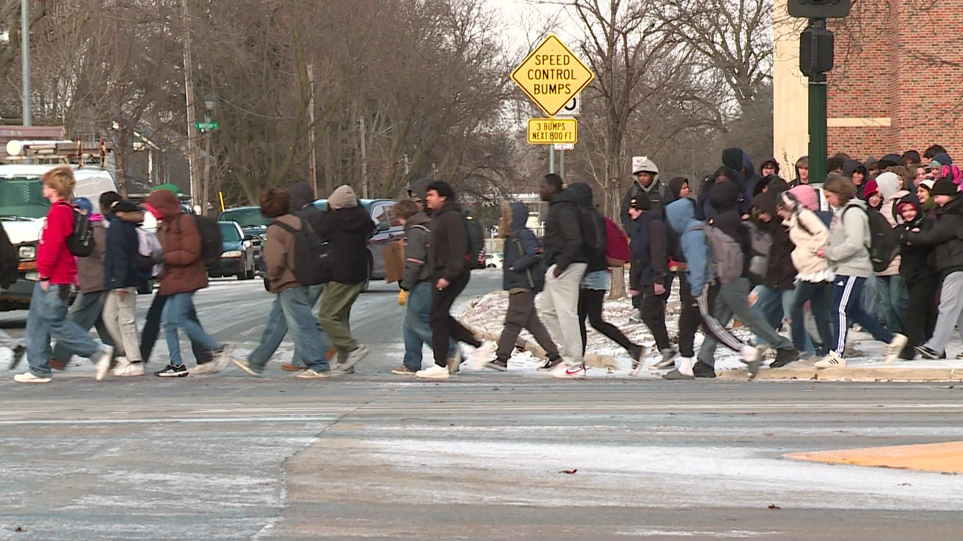 Madison students walk out to protest woman killed by ICE agent<br><br>