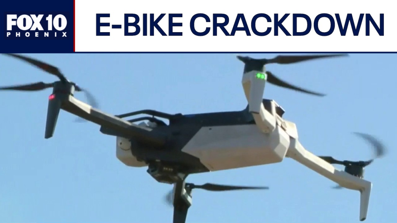 'Track and guide': Gilbert police using drones for reckless e-bike riders