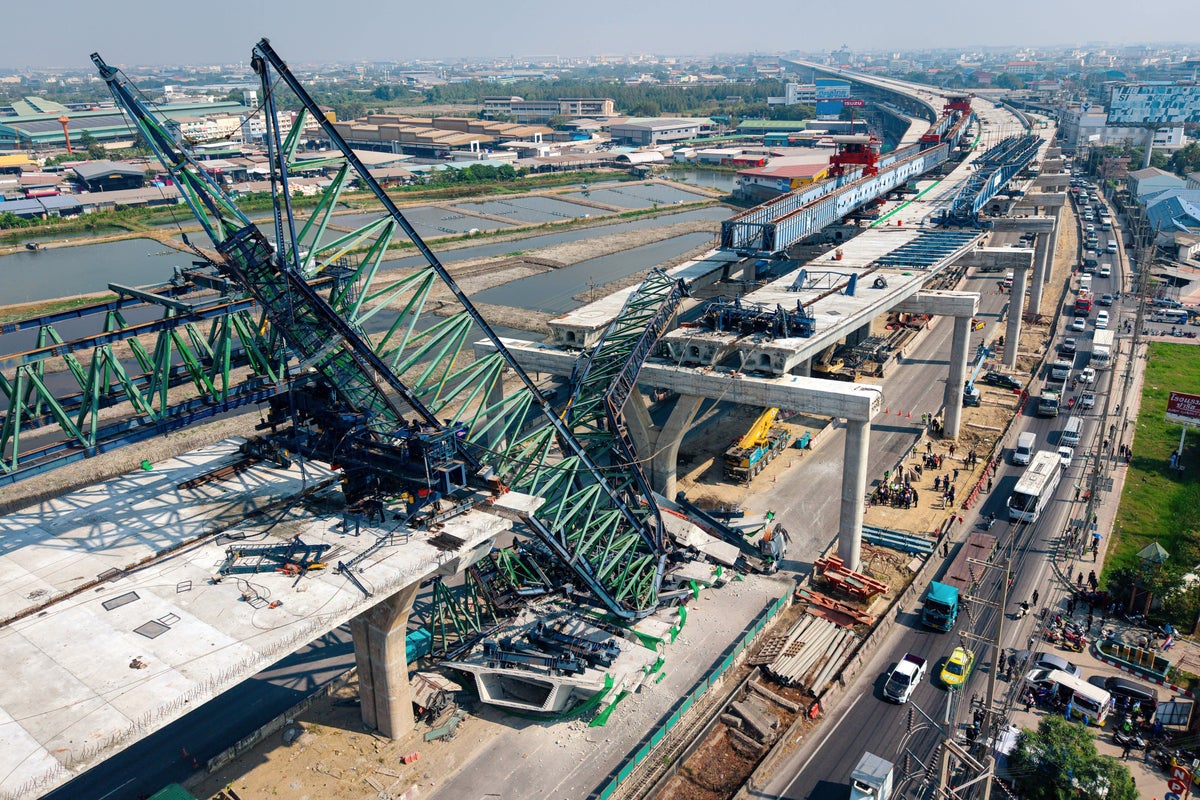 Thailand suffers another construction accident day after rail tragedy