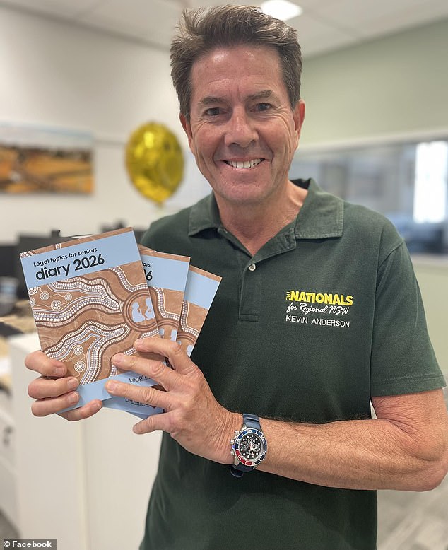 Anderson (pictured) will not attend the Tamworth Country Music Festival, which starts on Friday