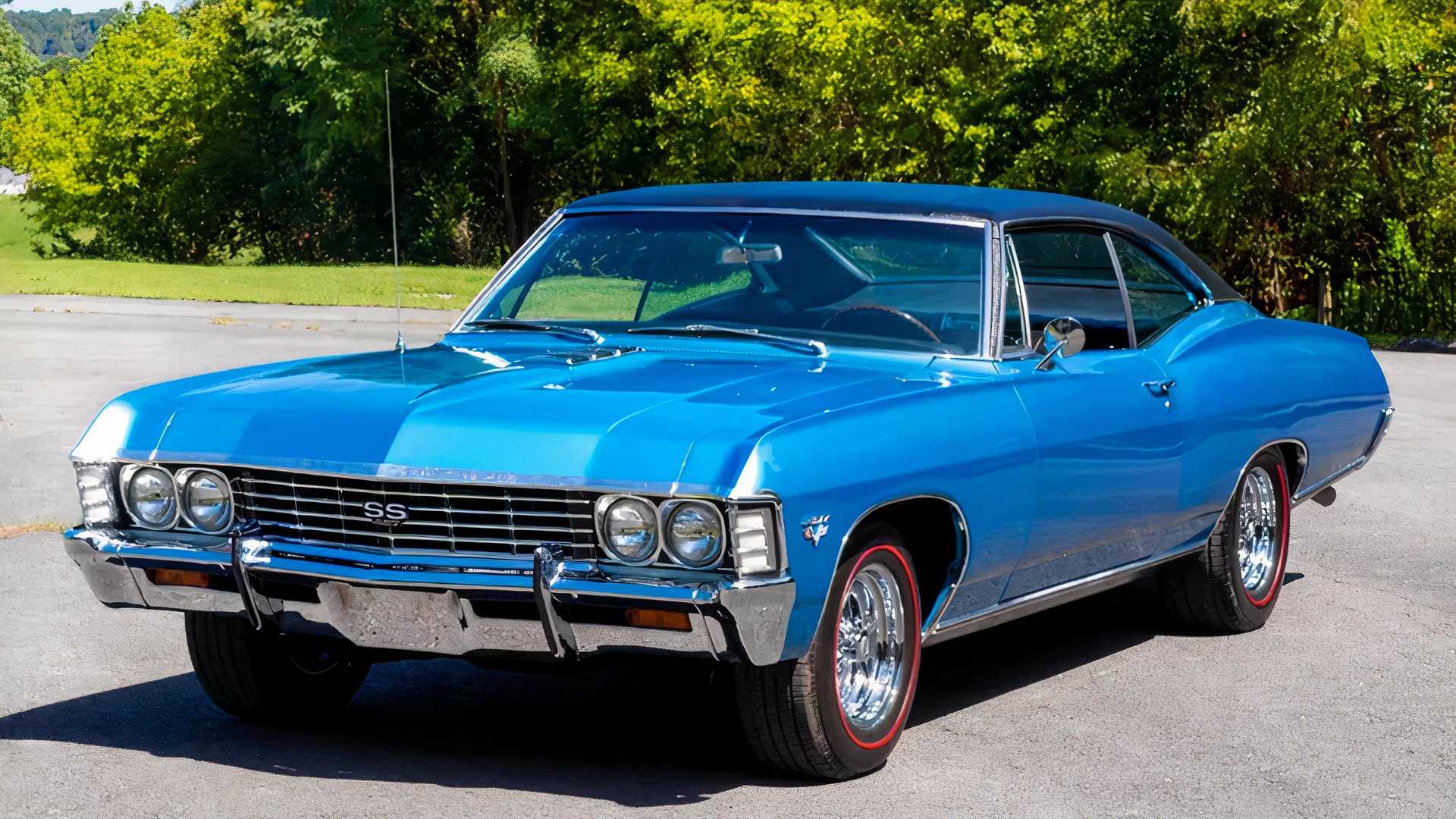 1967 Chevrolet Impala SS 427 Front 3/4
