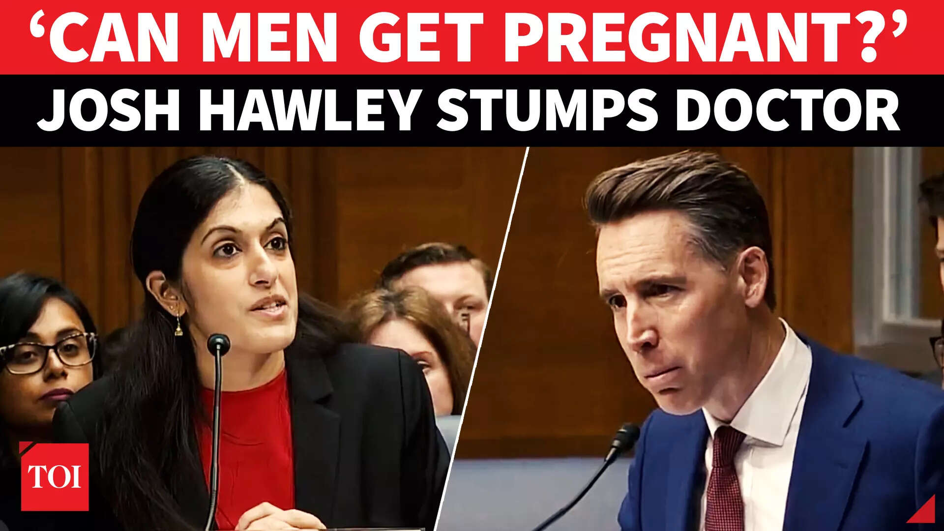 Can men get pregnant?: Senator Josh Hawley leaves woke doctor ...