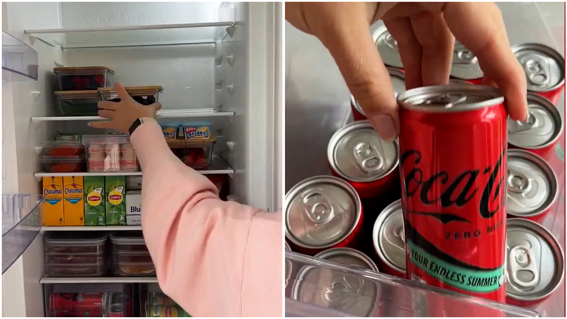 Elegantes Der Kuehlschrank Ist Leer Bis Auf Zwei Dosen Sprite Fotosbrend3946