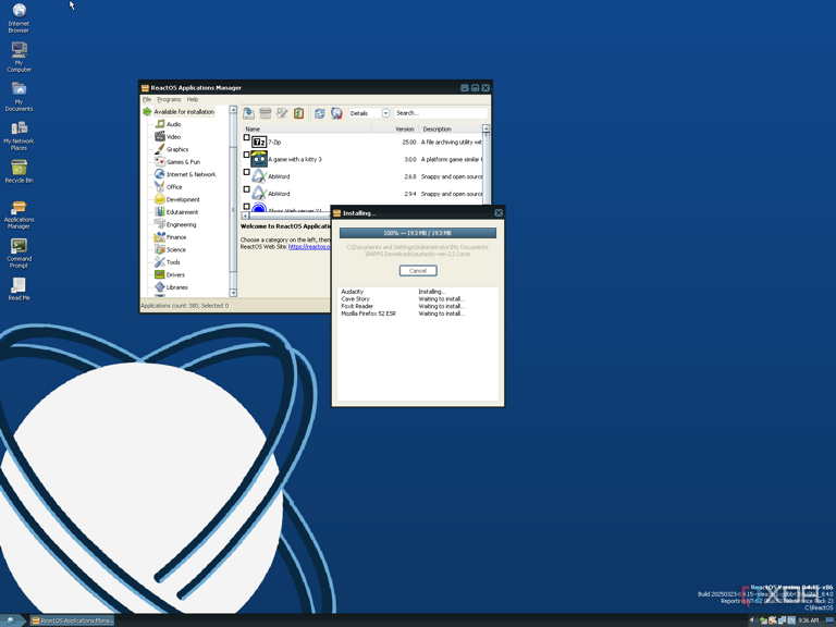ReactOS has been getting better every year, but I tried it, and it's ...