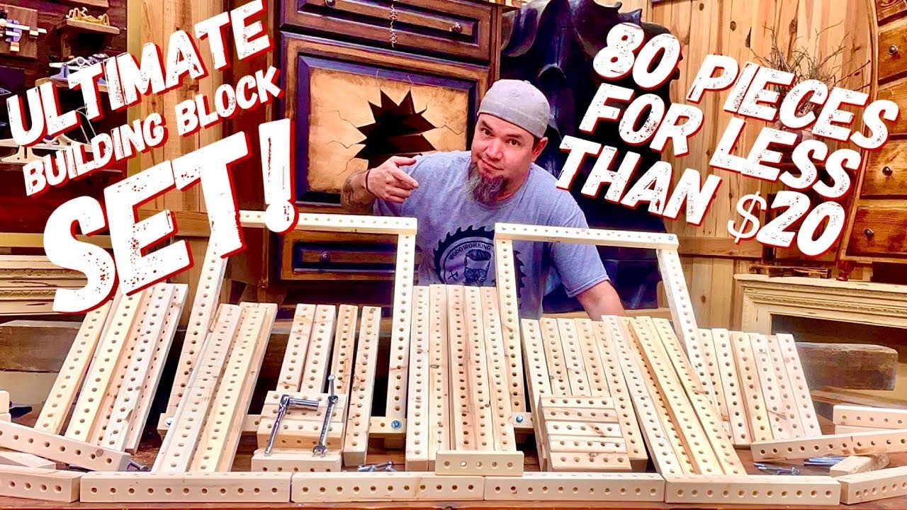 Ultimate DIY building blocks / construction set - make money woodworking