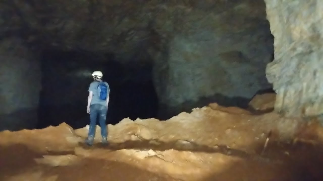 A hidden lake was discovered deep inside a marble mine