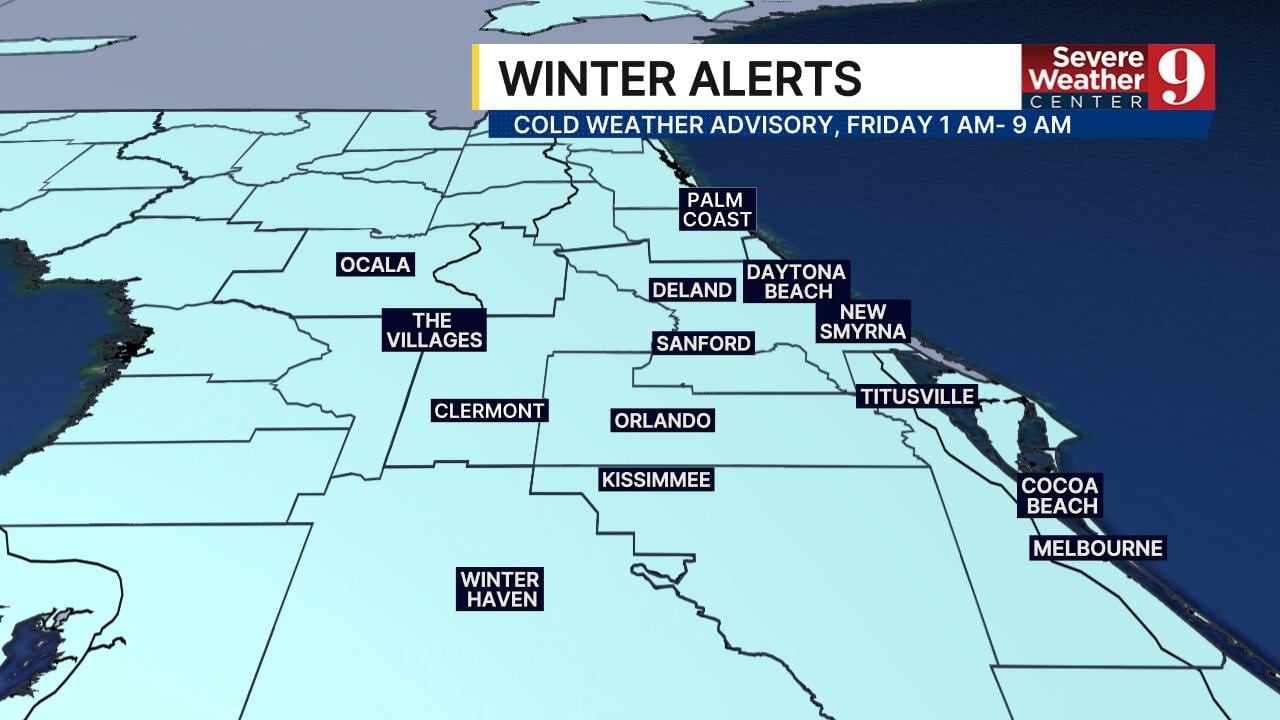 Central Florida braces for widespread freeze as powerful cold front ...