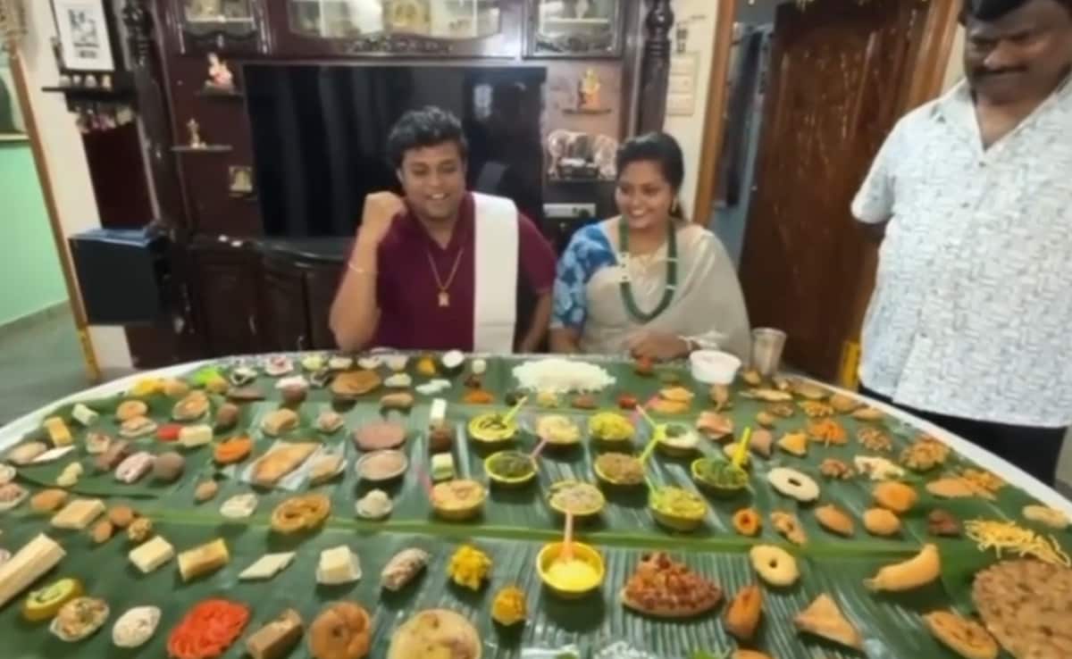 Watch: Andhra family throws grand Sankranti feast for son-in-law with ...